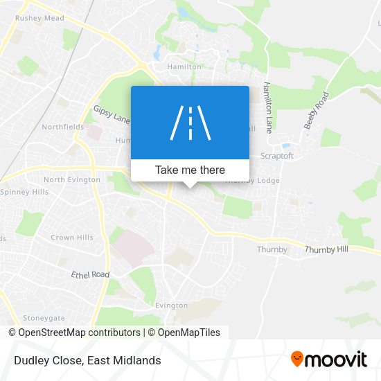 Dudley Close map