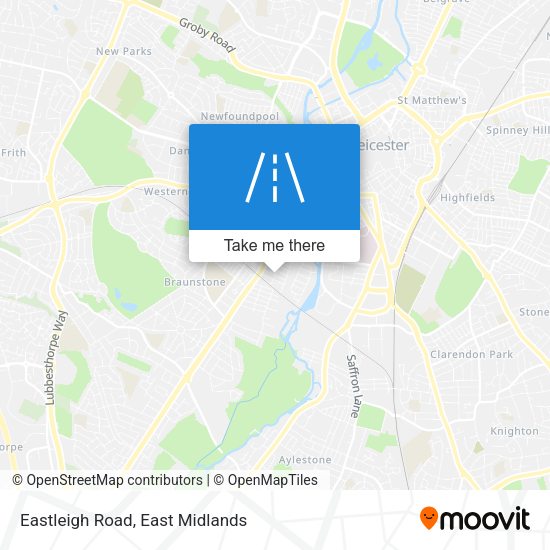 Eastleigh Road map