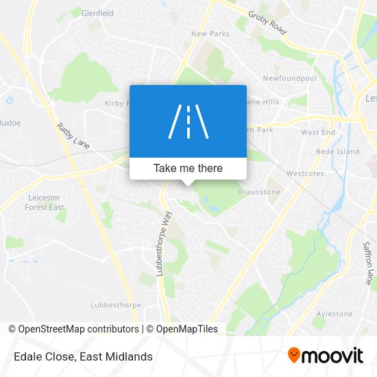 Edale Close map