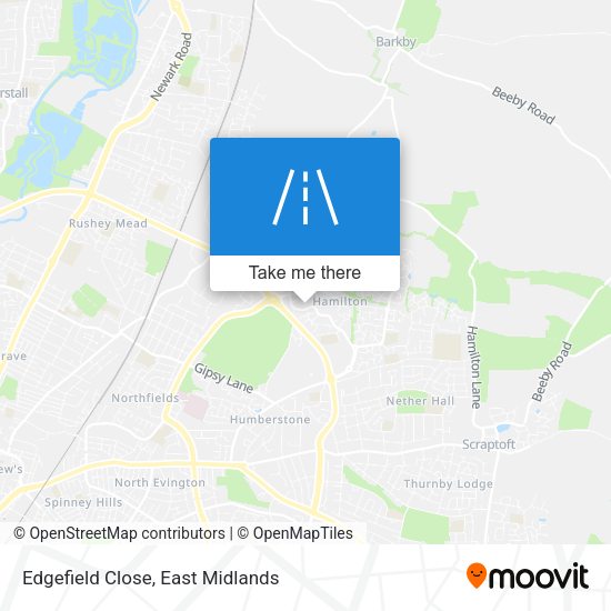 Edgefield Close map