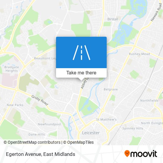 Egerton Avenue map