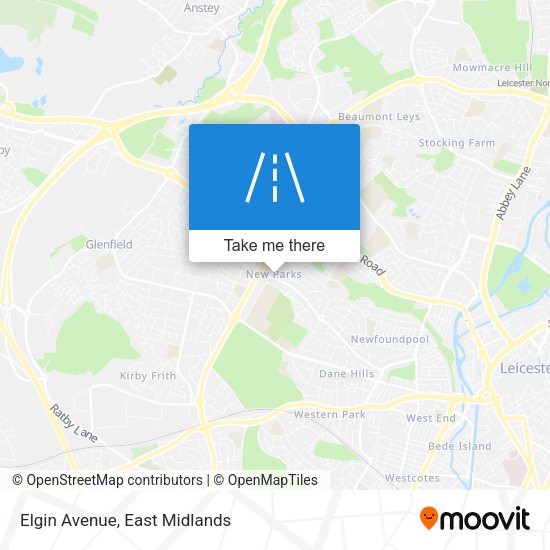 Elgin Avenue map