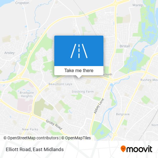 Elliott Road map