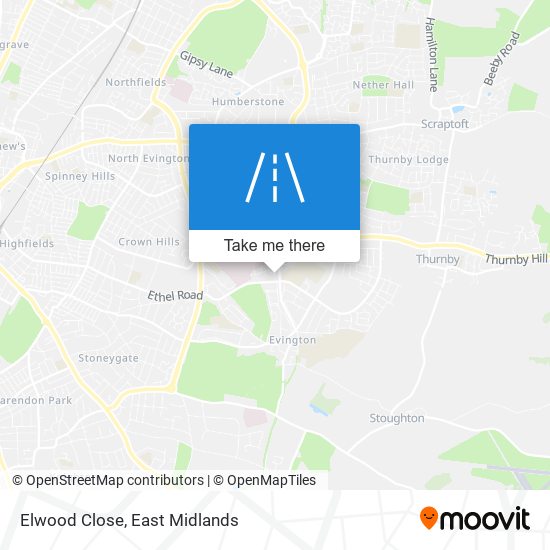 Elwood Close map