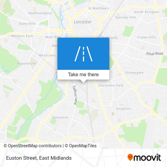 Euston Street map