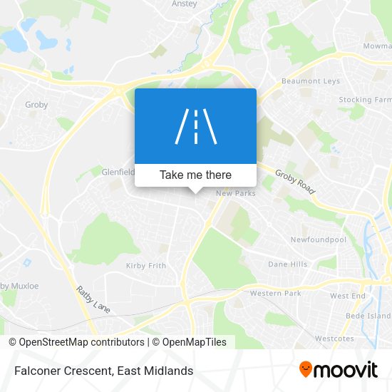 Falconer Crescent map