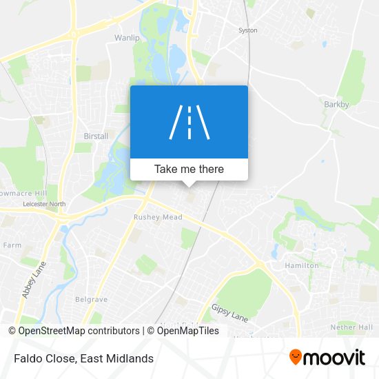 Faldo Close map