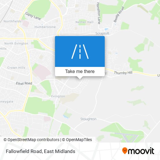 Fallowfield Road map