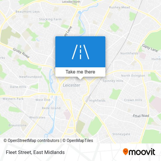 Fleet Street map