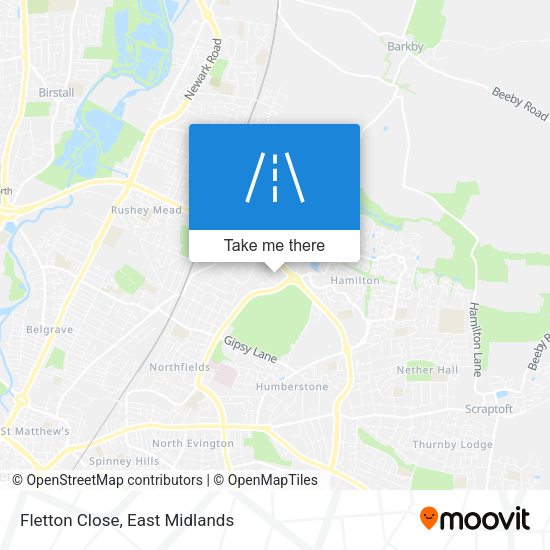 Fletton Close map