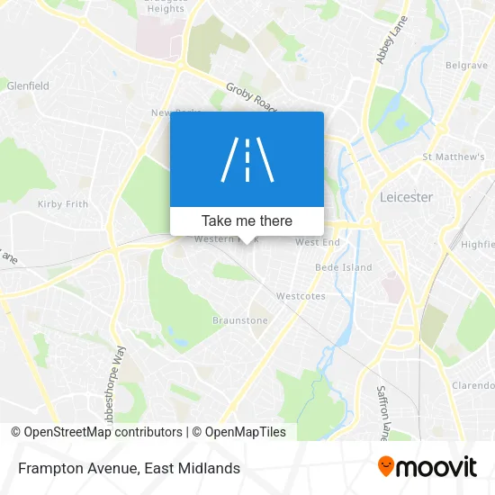 Frampton Avenue map