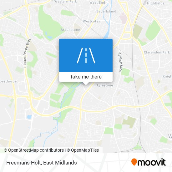 Freemans Holt map