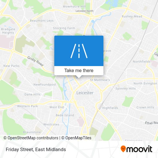 Friday Street map