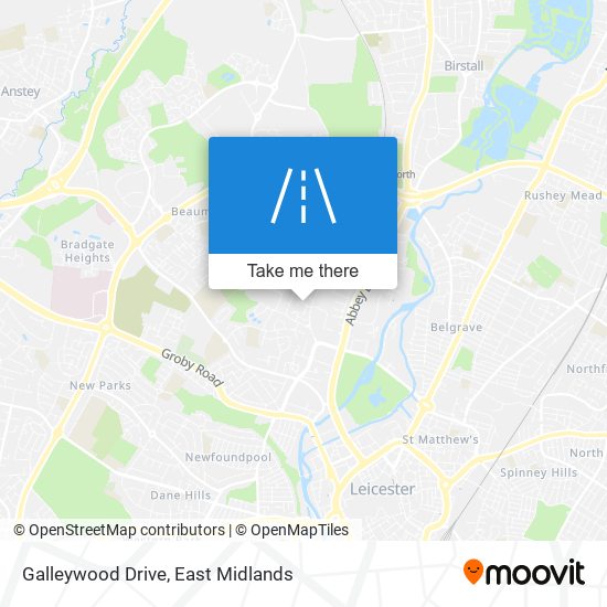 Galleywood Drive map