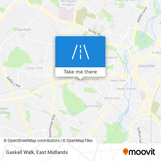 Gaskell Walk map