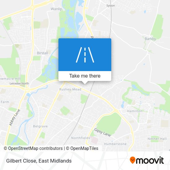 Gilbert Close map