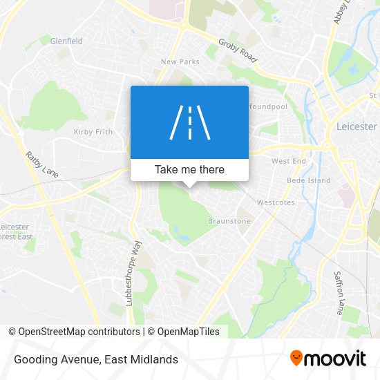 Gooding Avenue map