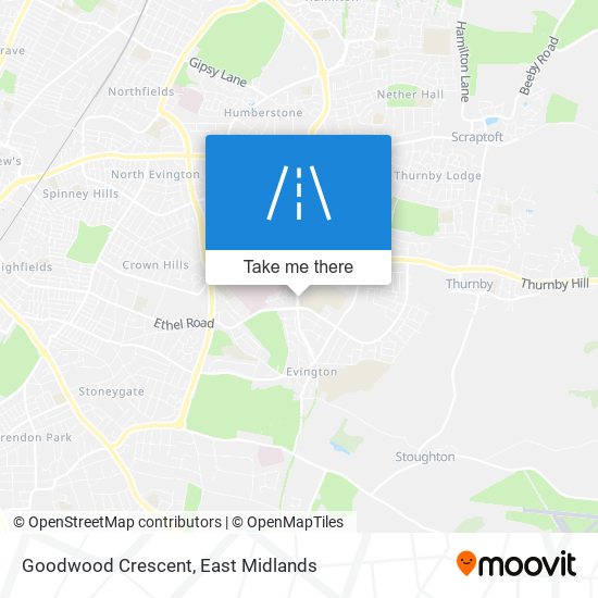 Goodwood Crescent map