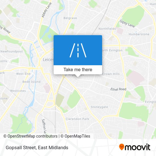 Gopsall Street map