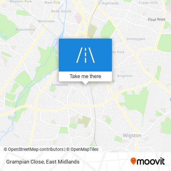 Grampian Close map