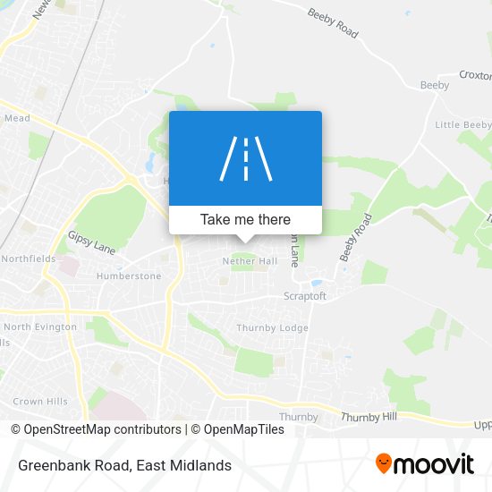 Greenbank Road map