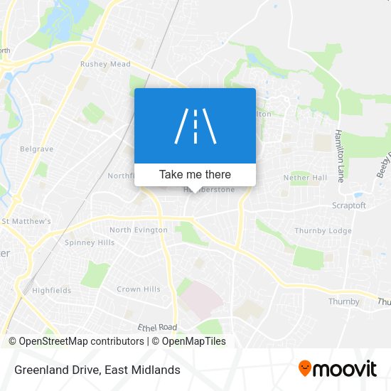 Greenland Drive map