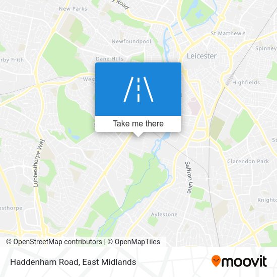 Haddenham Road map