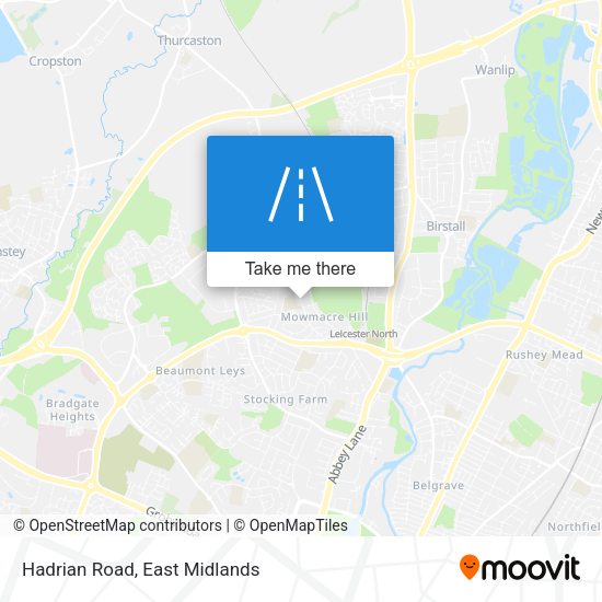Hadrian Road map