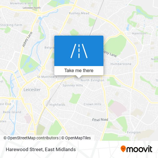 Harewood Street map