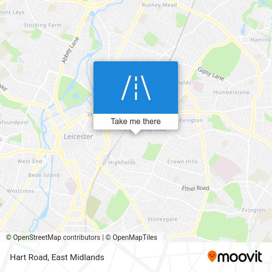 Hart Road map