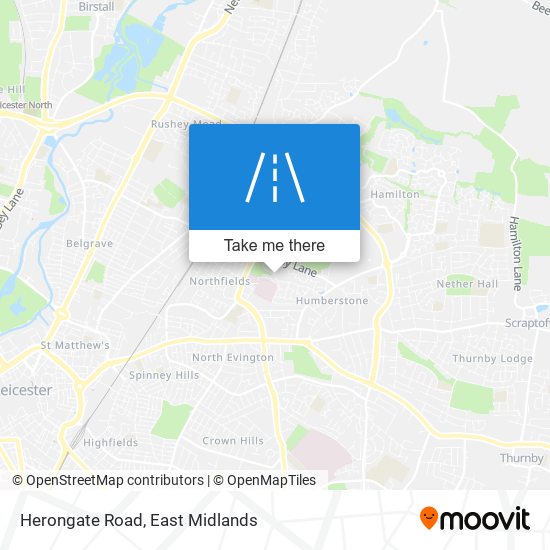 Herongate Road map