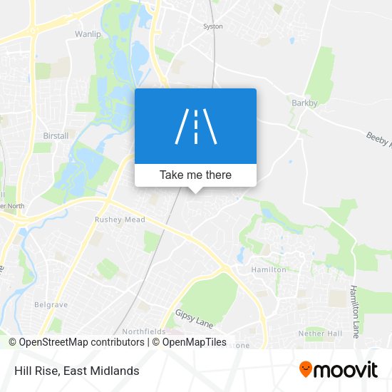 Hill Rise map