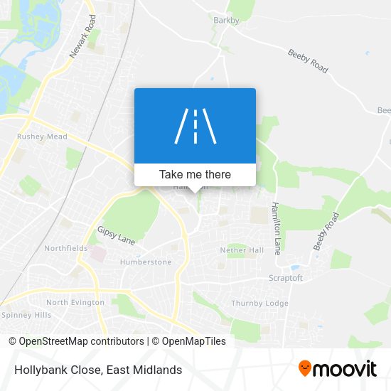 Hollybank Close map