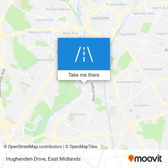 Hughenden Drive map