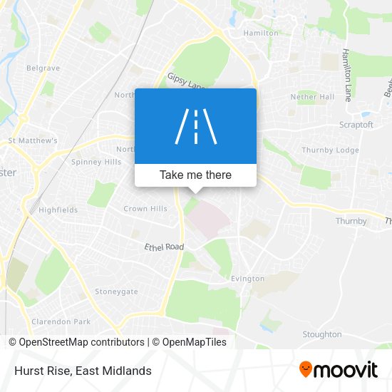 Hurst Rise map