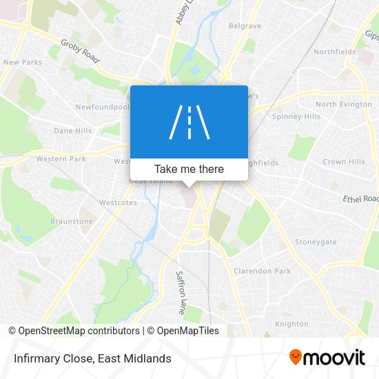 Infirmary Close map