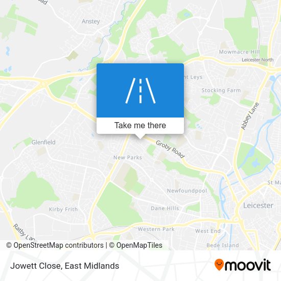 Jowett Close map
