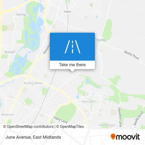 June Avenue map