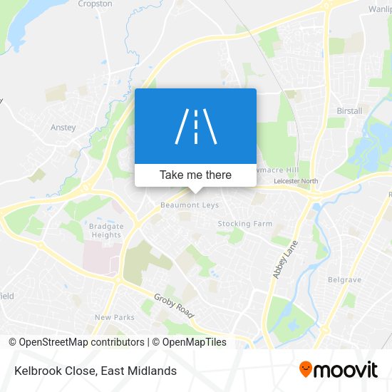 Kelbrook Close map
