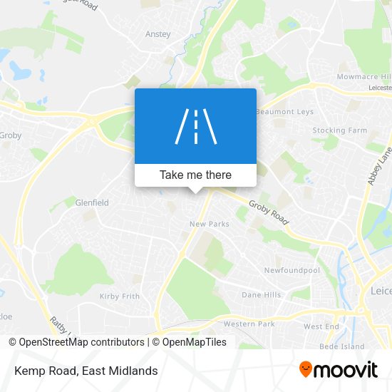 Kemp Road map