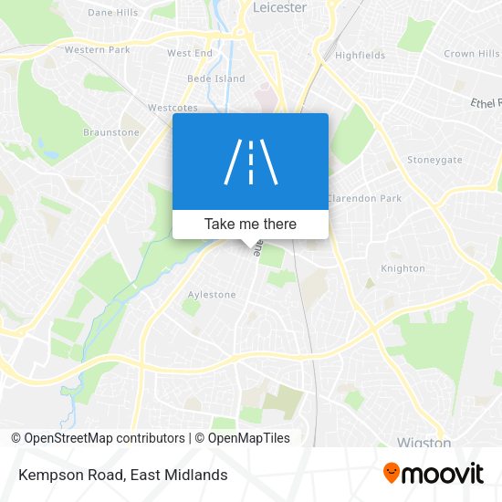 Kempson Road map