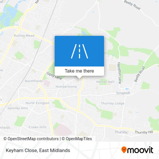 Keyham Close map