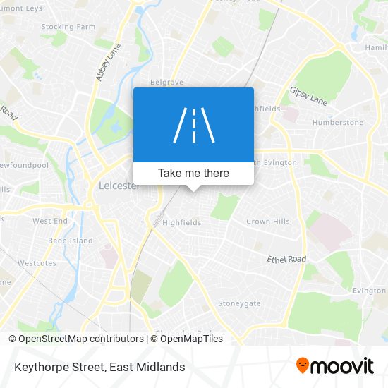 Keythorpe Street map