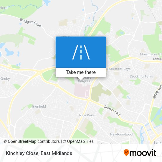 Kinchley Close map