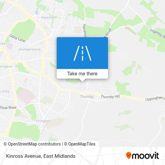 Kinross Avenue map
