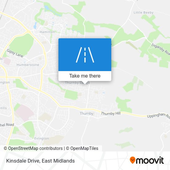 Kinsdale Drive map