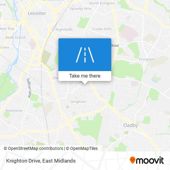 Knighton Drive map