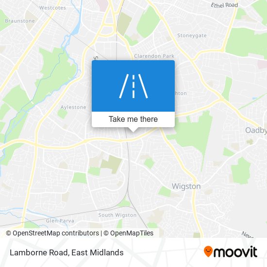 Lamborne Road map