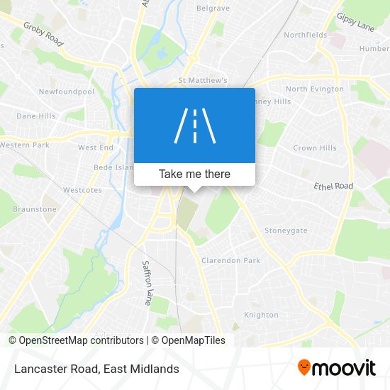 Lancaster Road map
