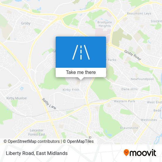 Liberty Road map